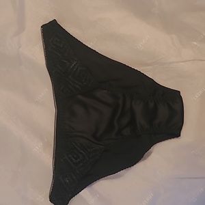 Black Satin panty